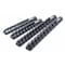 Ko-Ken Magnetic Aluminum Rail 3/8 Plastic Clip x 8 pieces 200mm RSAL200-3/8X8 - alternate 2
